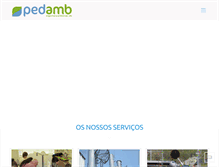 Tablet Screenshot of pedamb.com